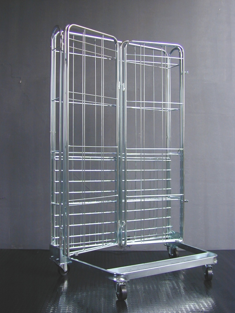 Lager- und Logistikausrüstung L&A Präzision - Nestbare Rollbehälter